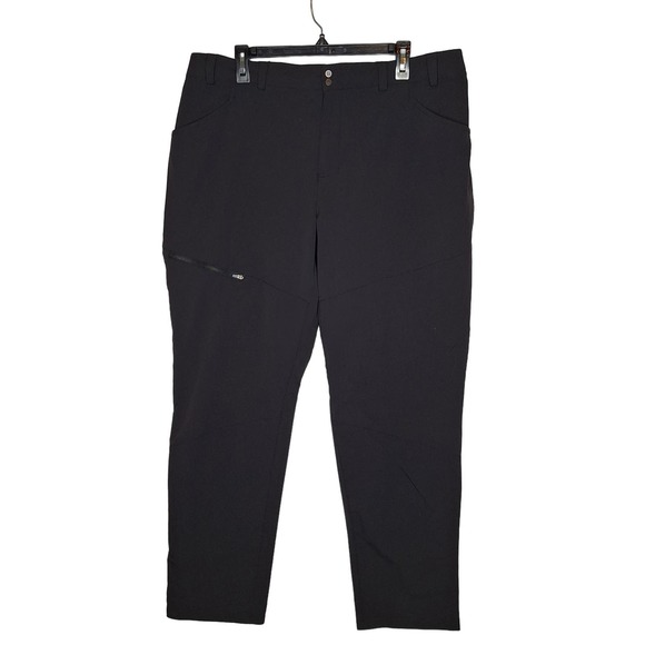 Duluth Trading Co Pants - Duluth Trading Company Women's AKHG Roadless Slim Leg Pant 18 Short Black Hiking